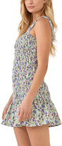 Thumbnail for your product : Endless Rose Floral Scooped Back Mini Ruffled Dress