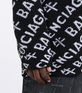 Thumbnail for your product : Balenciaga Logo intarsia wool sweater