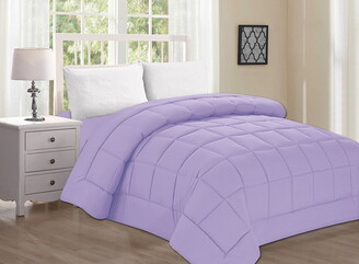 Elegant Comfort Celine Line High Quality Double-Filled Comforter Twin/Twin XL , Lilac
