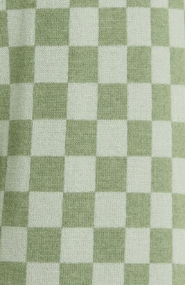 Bode Duotone Checkerboard Merino Wool Sweater Joggers