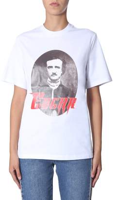 MSGM Edgar Allen Poe Crewneck T-Shirt