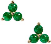 Thumbnail for your product : Ef Collection Gem Trio Stud Earrings