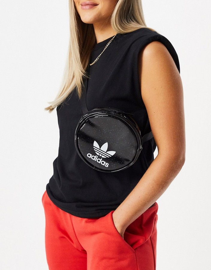 adidas waist bag round