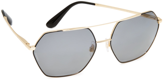 Dolce & Gabbana Geometric Aviator Sunglasses