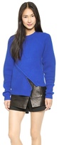 Thumbnail for your product : Opening Ceremony Felted Single Zip Crewneck