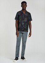 Thumbnail for your product : Paul Smith Men's Black 'Painted Fern' Short-Sleeve Shirt