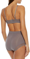 Thumbnail for your product : Eres Peau D'ange Radieuse Mesh-trimmed Stretch-jersey High-rise Briefs