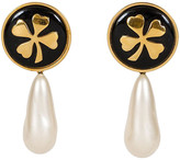 Thumbnail for your product : One Kings Lane Vintage 1970s Chanel Clover Drop Pearl Earrings - Vintage Lux