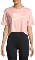 Thumbnail for your product : Nike Essential Short-Sleeve Crop Top