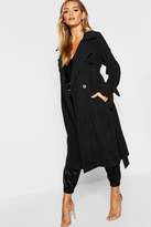 Thumbnail for your product : boohoo Suedette Belted Trench