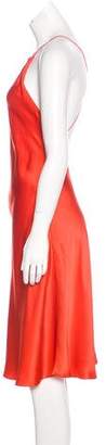Ralph Lauren Sleeveless Silk Dress