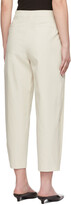 Thumbnail for your product : AMOMENTO Off-White Snap Garconne Trousers