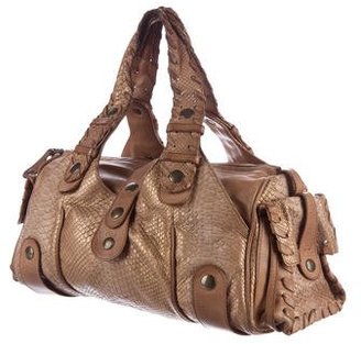 Chloé Python & Leather Silverado Bag