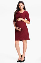 Thumbnail for your product : Japanese Weekend Sweep Pleat Maternity Dress