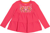 Thumbnail for your product : Isaac Mizrahi Girls Embroidered Tiered Top