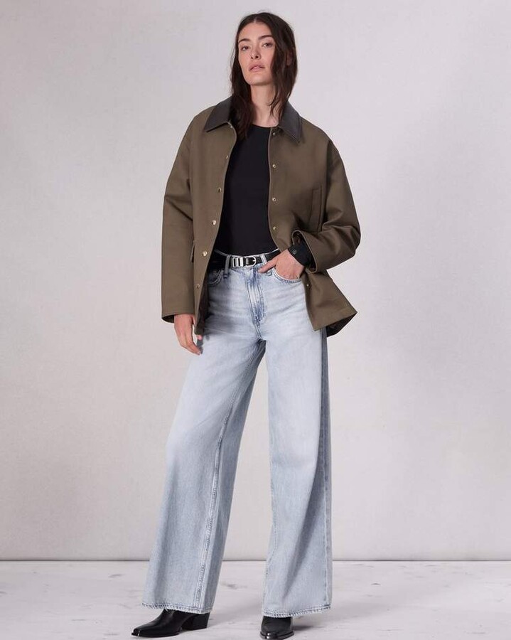 Rag & Bone Featherweight Sofie Wide Leg Jean