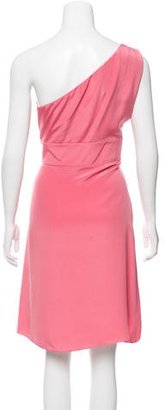 Valentino Silk One-Shoulder Dress