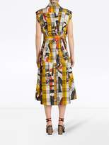 Thumbnail for your product : Burberry Archive Scarf Print Check Cotton Shirt Dress