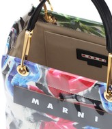 Thumbnail for your product : Marni Glossy Grip floral PVC tote