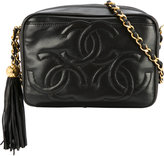 Chanel Vintage sac porté épaule à pompon