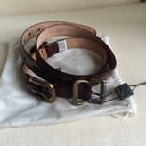 Thumbnail for your product : D&G 1024 D&G Burgundy Leather Belt