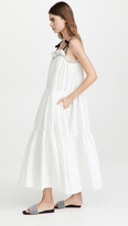 Thumbnail for your product : Area Shirred Maxi Dress with Contrast Crystal Straps
