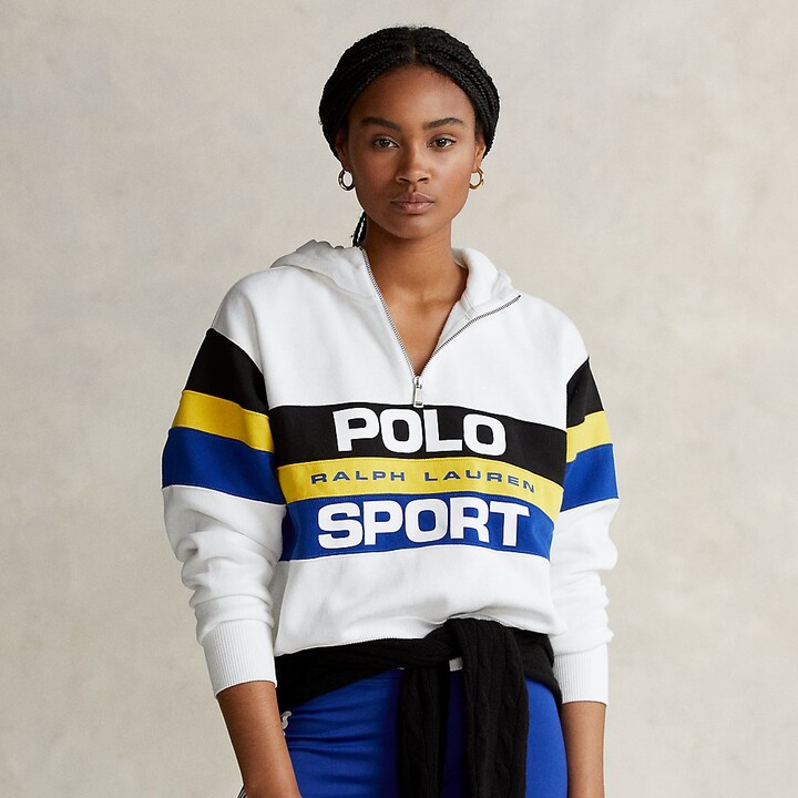 Ralph Lauren Polo Sport Fleece Quarter-Zip Hoodie - Size XXS 