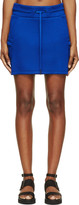 Thumbnail for your product : Helmut Lang Cobalt Blue Sponge Fleece Neo Mini Skirt