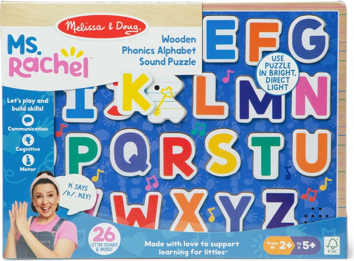 x Ms. Rachel Alphabet Phonics Sound Puzzle
