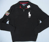 Thumbnail for your product : Polo Ralph Lauren NEW! Big Pony Jersey Type Zip Neck Sweatshirt !  4 Colors