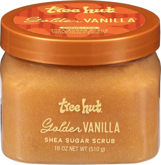 Tree Hut TreeHutBodyScrub-GoldenVanilla-18oz