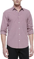 Thumbnail for your product : Vince Long-Sleeve Gingham Shirt, Red