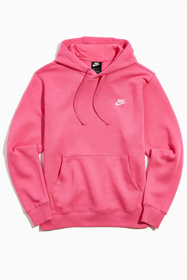 nike pink hoodie mens