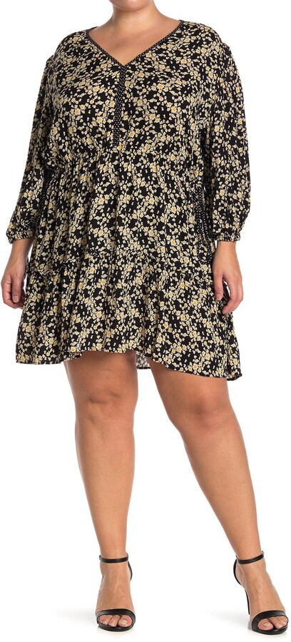 whistles daisy chain wrap dress