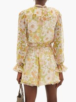 Thumbnail for your product : Zimmermann Super Eight Floral-print Silk Playsuit - Multi
