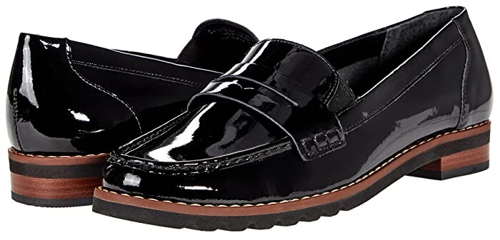 Women Black Patent Leather Penny Loafers | Shop the world's 