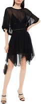 Thumbnail for your product : IRO Endouma Draped Polka-dot Georgette Mini Dress