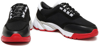 Axel Arigato Color-block Leather, Suede And Mesh Sneakers