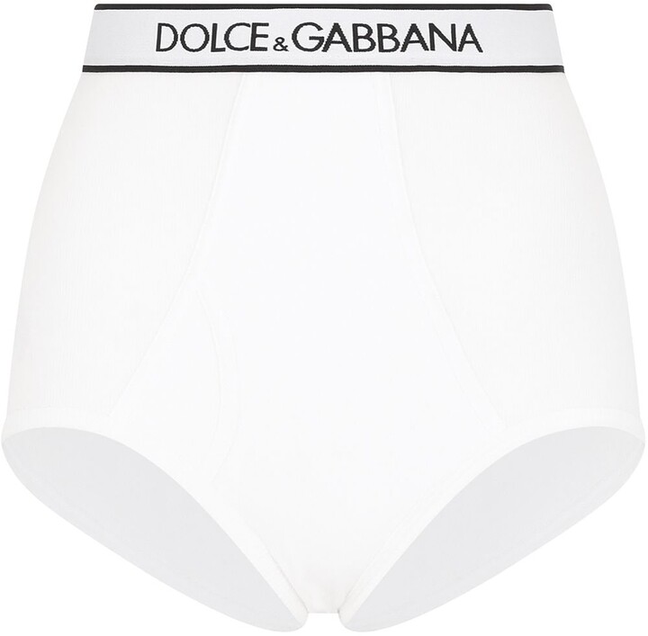 Dolce & Gabbana Logo Waistband Briefs ShopStyle Panties