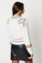 Thumbnail for your product : Oasis Womens Cosy Contrast Print Cardigan
