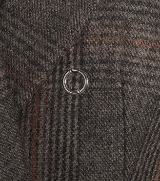 Tibi Checked wool-blend blazer