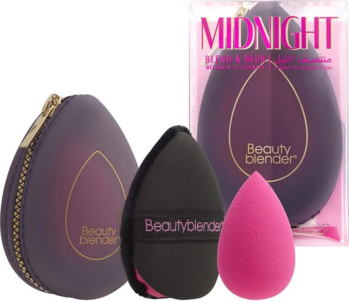 Beautyblender Midnight Blend & Blur Set with Powder Puff and
