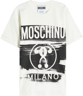 Moschino Oversized Printed Cotton T-Shirt