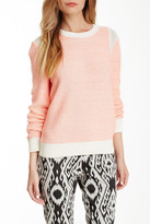 Thumbnail for your product : Yigal Azrouel Cut25 by Mesh Combo Neon Knit Sweater