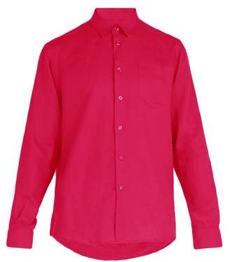 Vilebrequin Patch Pocket Linen Shirt - Mens - Pink