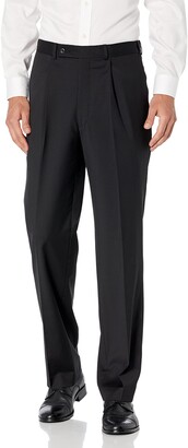 Kenneth Cole Men's Pleated Stretch Dress Pants