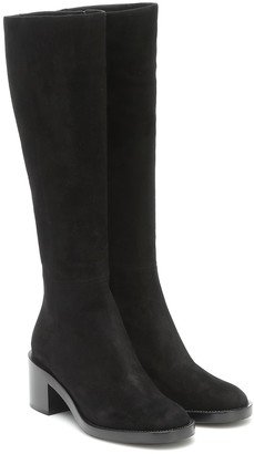 Knee High Suede Black Boots Women | Shop the world’s largest collection ...