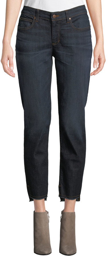 eileen fisher raw edge jeans