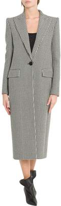 Givenchy Houndstooth Long Coat