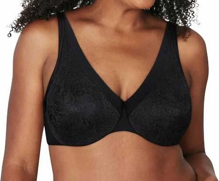 Playtex Ultra Soft No Poke Dreamwire Underwire Bra In Black